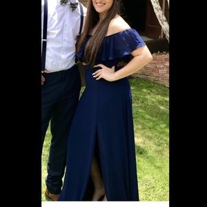 Blue bridesmaid dress size 10